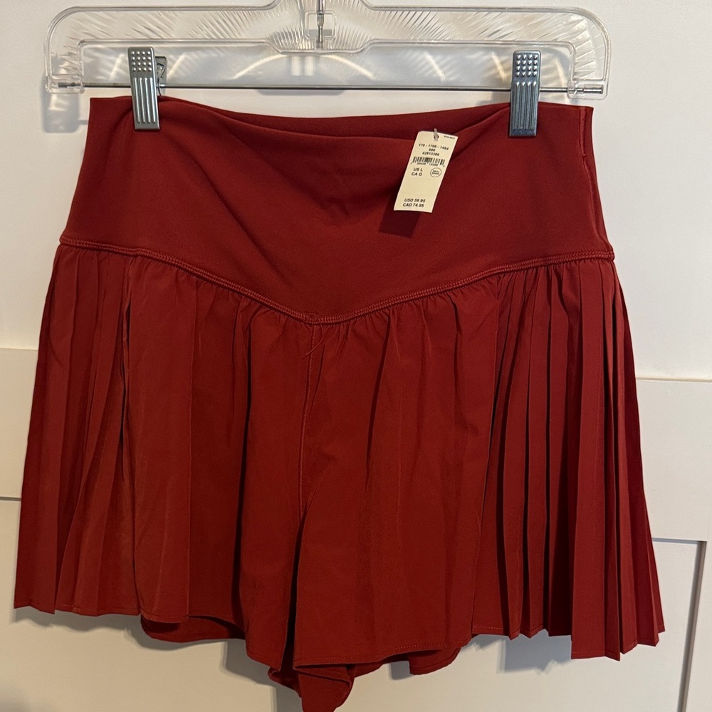 Aerie Real Me Pleated Flowy Shorts